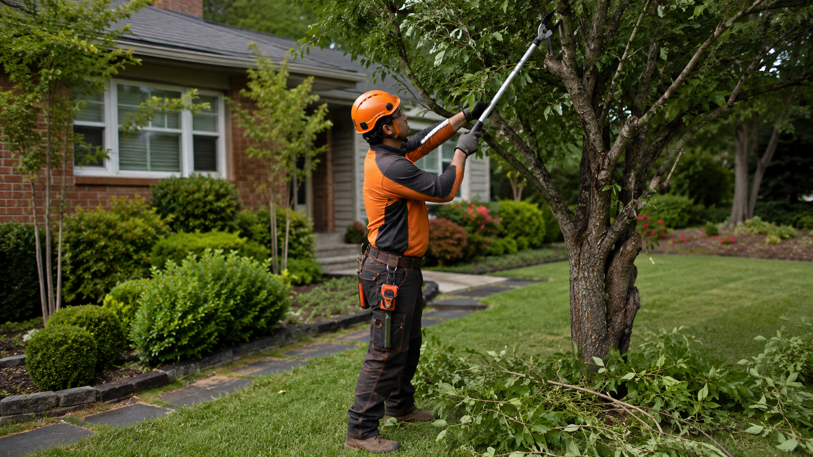 Short to medium size tree cutting and trimming